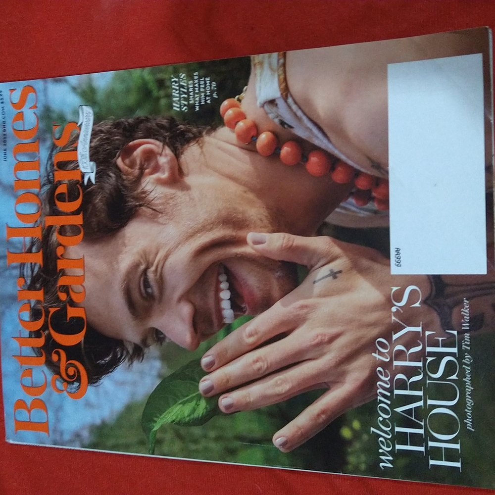 Harry Styles Better Homes and Gardens June 2022